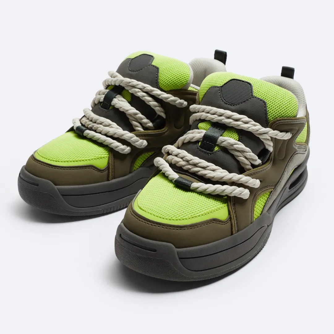Colored sneakers